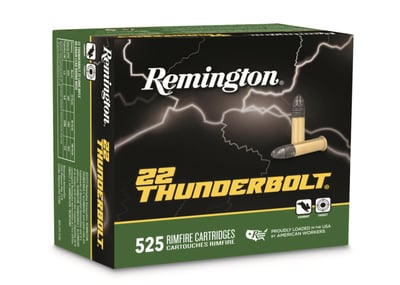 Remington 22 Thunderbolt Rimfire .22 LR 40 Grain Round Nose Brass Cased - $30.84 (click on product page the 9% off box to get the discount) (Free S/H over $49 + Get 2% back from your order in OP Bucks)