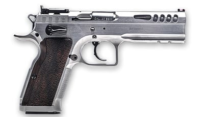 IFG Stock Master Chrome 9mm 4.75" Barrel 17-Rounds - $1267.99 ($9.99 S/H on Firearms / $12.99 Flat Rate S/H on ammo)