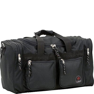 Rockland Duffel Bag, Black, 18.5 in X 10.5 in X 8.5 in - $10.48 + FREE Shipping