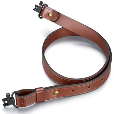 CVLIFE Two Point Leather Gun Sling with Removable Swivels, Adjustable - $12.99 w/code "UAX7YNJQ" + FREE Shipping