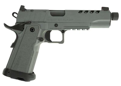 Tisas 1911 B9R Night Stalker 9mm 5" 17rd Optic Ready Pistol w/ Threaded Barrel Platinum Grey - $748.05 (add to cart price) 