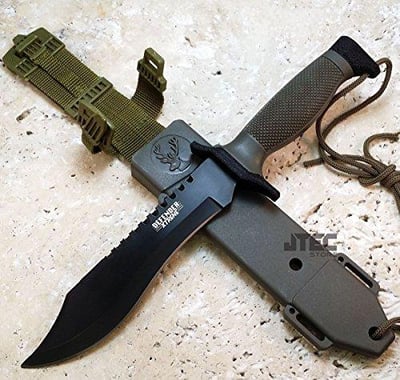 Tactical Bowie Survival Hunting Knife 12 Inch Military Combat Fixed Blade Jvr57 - $21.95 + FREE Shipping
