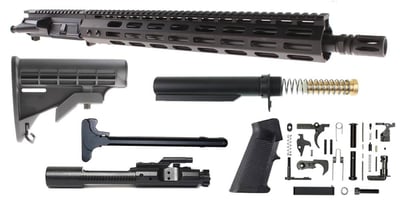 AR-15 Everything Minus Lower Build Kit W/ 16" 5.56 NATO 4150 CMV QPQ Nitride 1-8T Barrel & 15" M-Lok Handguard - $359.99 (FREE S/H over $120)