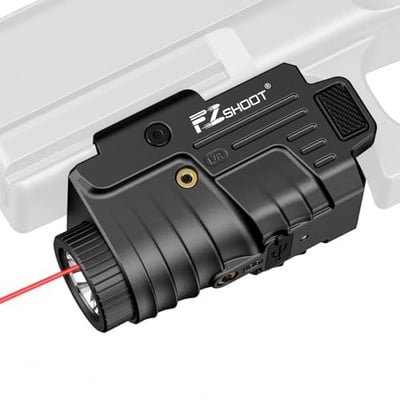 EZshoot 800 Lumens Light Laser Combo Rechargeable with Slidable Rail Compatible with Glock and Picatinny Rail - $17.99 w/code "Q95AI3E3" + $6 Prime discount + FREE Shipping