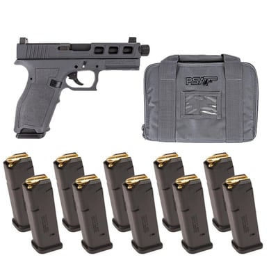 Full Size S- Pistol With SW3 RMR ECC SHDS & Threaded Barrel With 10 -17rd Magazines, Gray - $384.99 + Free Shipping