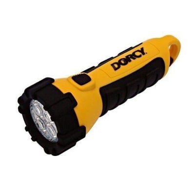 Dorcy Waterproof LED Flashlight, 55-Lumens, Yellow - $3.18 + Free Shipping (Free S/H over $25)