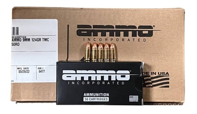 Ammo Inc Signature Total Metal Coating FMJ 9mm 124 gr 1000rd - $249.99 + Free Shipping 