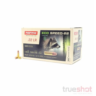 Norma - ECO Speed Lead - 22 Long Rifle - 24 Grain - CPFN - 500 rounds - $30