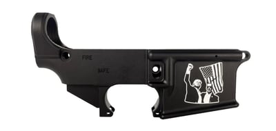 TRUMP Fist Pump Limited Edition AR15 Anodized 80% Lower Receiver - Fire / Safe Engraving - Optional Engravings - $45.99 with code JUN10PER 