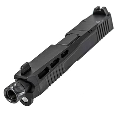 PSA Dagger Complete SW4 Doctor Cut Slide Assembly With Threaded Barrel, Black - $174.99