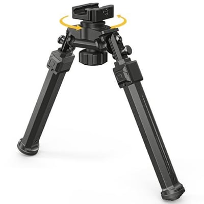 CVLIFE Picatinny Rifle Bipod Adjustable Rotation 360 Degrees Tilt Portable Sturdy - $24.49 w/code "6GK9G5VR" + FREE Shipping