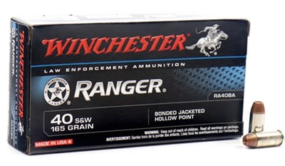 Winchester .40 S&W Ammo 165 Grain Ranger Series Hollow Point 500 Rnds - $250 (Free S/H)
