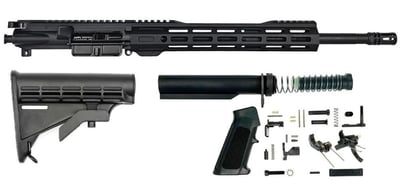 Rifle Build Kit - BG Complete 16" Upper Receiver 12" AA Octo M-LOK M4 6-Positon Stock Kit BN LPK - $251.96 after Code: BUILDUP20 