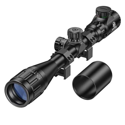 MidTen 4-16X44 AO Illuminated Reticle Scope and Locking Turret 1 Inch Tube with 20mm Rings - $33.59 w/code "SCOPE811" + FREE Shipping