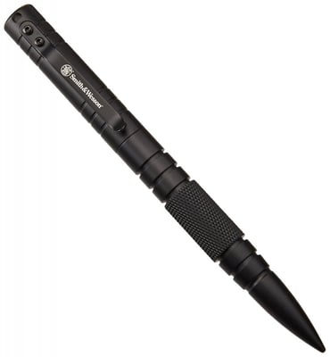 Smith & Wesson SWPENMPBK 6.1in Aircraft Aluminum Refillable Tactical Pull Cap Pen for Outdoor Survival Camping and - $25.89 (Free S/H over $25)