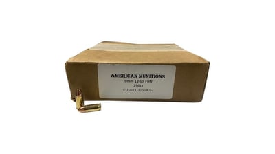 Vairog 9mm Luger 124 grain Full Metal Jacket (FMJ) Brass 250 rounds - $149.99 ($112.49 after $37.50 OP Bucks back in your account) (Free S/H over $49 + Get 2% back from your order in OP Bucks)
