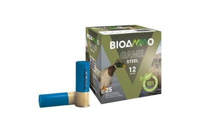 BioAmmo 12 Gauge - 2-3/4 1oz. #3 Shot - BioAmmo Steel Shotgun Ammo - 25 Rounds - 8.44E+12 - $9.95