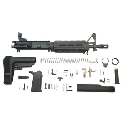 PSA 10.5" Carbine-Length 5.56 NATO 1/7 Phosphate MOE EPT SBA3 Pistol Kit w/MBUS Rear - $449.99 