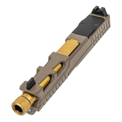 PSA Dagger Complete SW5 RMR Slide Assembly With TiN Threaded Barrel, Flat Dark Earth - $199.99 