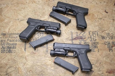 Glock 17 Gen5 9mm Police Trade-In Pistols with Night Sights and Streamlight TLR-1 Light (Good Condition) - $449.99 (Free S/H on Firearms)
