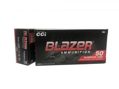 CCI 3509 Blazer Aluminum 9mm 115 Grain Full Metal Jacket, 50rds per box - $15.25