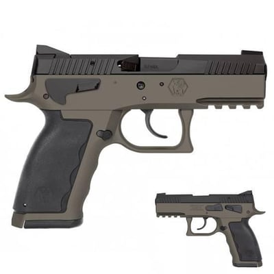 SPHINX SDP Compact 9mm 3.7" Barrel 15 Rounds Sand Aluminum Frame with Black Slide Finish - $911.99 (Free S/H on Firearms)