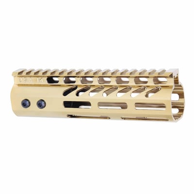 AR-15 M-LOK 7" Ultra Light Free Float Handguard Gold Dipped Veriforce Tactical - $179.95 