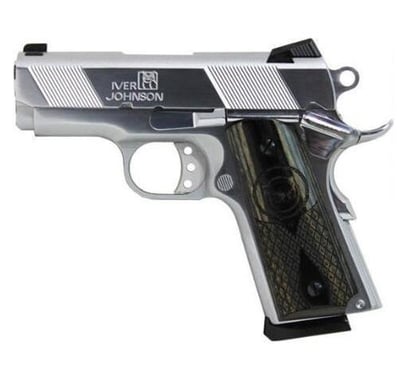 Iver Johnson Thrasher 1911 .45 ACP 7 Rd 3.12" Bull Barrel Wood Grips Chrome Finish - $811.99 ($9.99 S/H on Firearms / $12.99 Flat Rate S/H on ammo)
