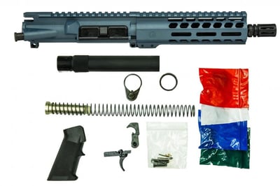 7.5" 9MM With 7" M-Lok Pistol Kit - Blue Titanium - $569