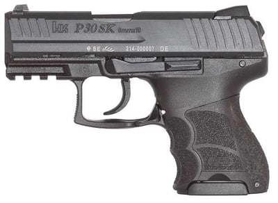 HK P30SK V1 SubCompact 9mm 3.27" 10rd Pistol w/ Night Sights Black - $749.99 