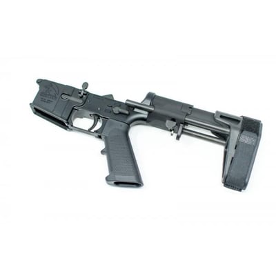 MORIARTI AR-15 Complete Pistol Lower / SB Tactical PDW Pistol Brace - BLACK - $449.95
