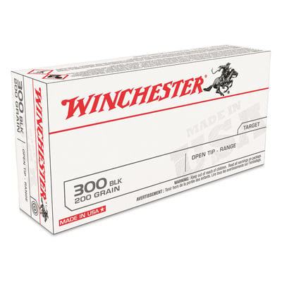 Winchesterm White Box .300 Blackout 200 Grain 20 Rounds - $14.99 (Free Shipping over $50)