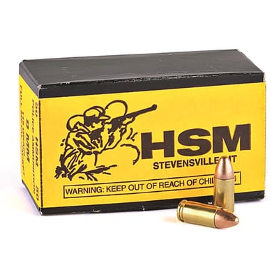 HSM Training Ammo, 9mm, PFP, 147 Grain, 500 Rounds, Remanufactured/Blem. - $75.99 (Buyer’s Club price shown - all club orders over $49 ship FREE)