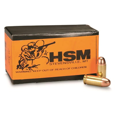 HSM Training Ammo, .40 S&W, PFP, 155 Grain, 500 Rounds, Remanufactured/Blem. - $91.19 (Buyer’s Club price shown - all club orders over $49 ship FREE)