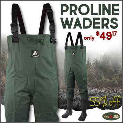 Premium Pro Line Twin River waders - $49.17 (Free S/H over $25)