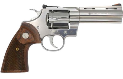 Colt Python .357 Mag 4.25" Barrel Stainless Walnut Grips 6rd - $1278.99 (Free S/H on Firearms)