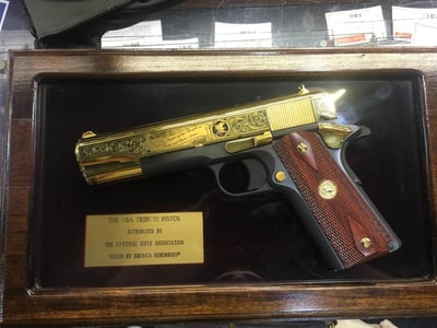 used Colt NRA TRIBUTE 1911 PISTOL 45 AUTO Never Fired $1987 shipped Adam's Gun Shop - $1987 