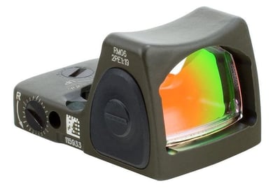 Trijicon RMR Type 2 Adjustable LED 3.25 MOA Red Dot Sight, ODG, 3.25MOA - $469.99 