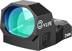 CVLIFE WolfCovert Motion Awake Red/Green Dot for RMR Cut Footprint, 3MOA Shockproof Open Reflex Sight, 22x28mm Lens with Adapter Plate for MOS and 21mm Picatinny Base - $69.67 w/code "552AKEFV" + $26 Prime discount + FREE Shipping