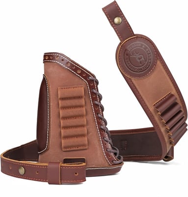 TOURBON Hunting Shooting Leather Cheek Riser Recoil Pad Gun Sling for Rifle Ammo Shell Holder - $65 + FREE Shipping