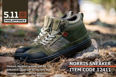 5.11 Tactical Norris Sneaker (Ranger Green) - $59.49 (Free S/H over $99)