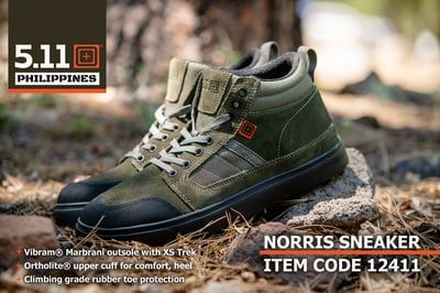 5.11 Tactical Norris Sneaker (Ranger Green) - $59.49 (Free S/H over $75)