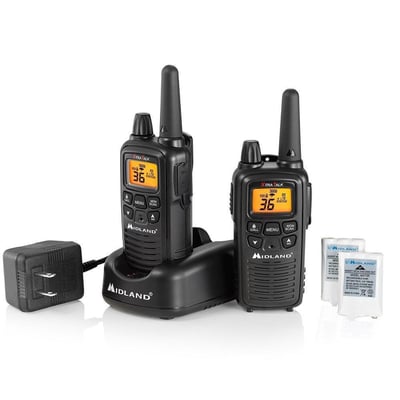 Midland LXT600VP3 36-Channel GMRS with 30-Mile Range, NOAA Weather Alert, Rechargeable Batteries and Charger - $34.99 shipped (Free S/H over $25)