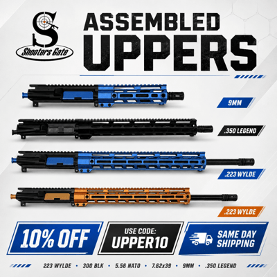 10% Off All Assembled Uppers at Shooters Gate w/ Code UPPER10 - $270
