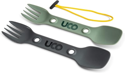 UCO Utility Spork Camping Spoon-Fork-Knife Utensil, 2 Pack - $5.99 (Free S/H over $25)