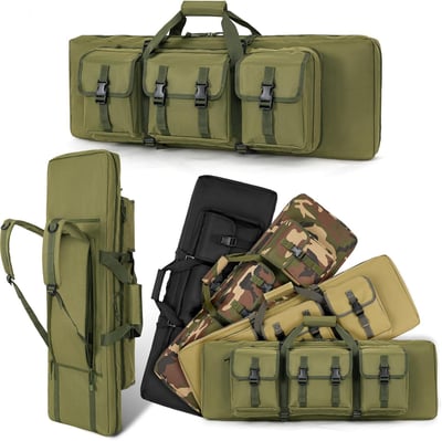 DULCE DOM 36" Double Rifle Case Soft Bag Gun Case Green - $39.99 + FREE Shipping