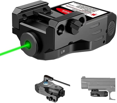 EZshoot Tactical Green Red Blue Laser Sight Magnetic USB Rechargeable - $29.39 w/code "H4CIW8QO" (Free S/H over $25)