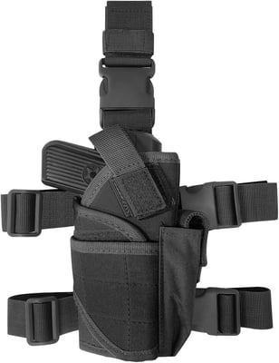 Drop Leg Holster Molle Thigh Pistol Gun Holster Adjustable Right Handed (Black) - $9.99 + FREE Shipping