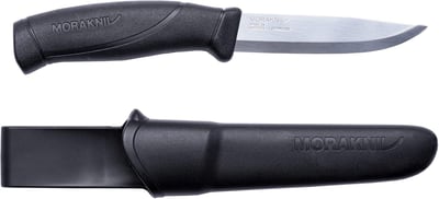Morakniv Companion Stainless Steel Fixed-Blade Knife with Sheath, 4.1 Inch,Black - $12.99 + FREE Shipping