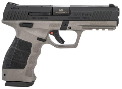 SAR USA SAR9 METE Platinum 9mm 4.44" Barrel 17-Rounds 2 Mags - $299.99 ($19.99 S/H on Firearms / $15.99 Flat Rate S/H on ammo)